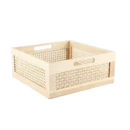 Party Favor Arrival Selling Decorative Natural Bamboo Desk Storage Basket Box For Books Toy Clothes