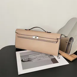Büyük kapasiteli zarf torbası debriyaj çantası kadın 2024 yeni moda debriyaj çantası iş belgesi çantası mizaç basit kadın çanta