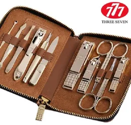 Whole South Korea 777 THREE SEVEN Manicure Set Nail Clipper Nail Tools Gift for Friend and Family Total 11 pcs NTS8302363625