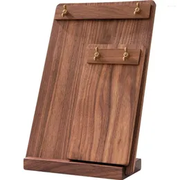 Decorative Plates Wooden A5 B5 A4 Sheet Clipboard Menu Data Storage Folder For Office File Memo Writing Pad