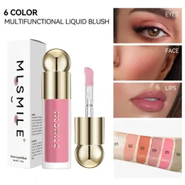 Liquido blusher multiuso multiuso nutriente guancia blush labbra facce bokeup stick 3in1 bacchetta tinta di bellezza cosmetica 240510