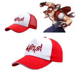 Party Supplies Game KOF97 Fatal Fury Terry Bogard Coser King Of Fighters Baseball Cap Cosplay Prop Adjustable Hat Sports Gift Boxer