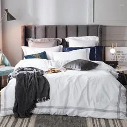 Sängkläder sätter 30 Slipslipning för hemmapastellborstad täcke täcke högkvalitativt plattbäddsarkmonterade lakan