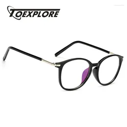 Солнцезащитные очки рамки Toexplore Fashion Men Men Women Women Frame Rame Vintage Retro Optical Glasses Goggle дизайнер брендов для компьютера высокое качество