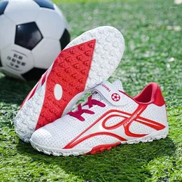 American Football Shoes Boys Turf piłka nożna dla dzieci buty mody dzieci kaleki anty Skid Child Futsal Sneakers Youth Chuteira Futebol