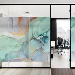 Fensteraufkleber Benutzerdefinierte Größe Film Privatsphäre für Glaskunst farbig statische Klebstoff kostenlos befleckte Schlafzimmer gefrostete undurchsichtige Dekoration