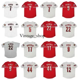 Vin Vintage 2005 휴스턴 야구 유니폼 7 Craig Biggio 5 Jeff Bagwell 22 Roger Clemens 17 Lance Berkman 44 Roy Oswalt 9 Hunter Pence 12 Jeff