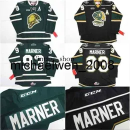 Vin Weng #93 Mitch Marner Jersey OHL London CCM Premer 7185 Mitch Marner Mens 100% Stitched Embroidery Ice Hockey Jerseys Green Black