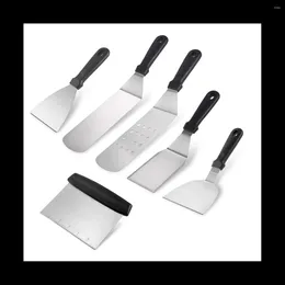 أدوات إكسسوارات Griddle Kit 6pcs شواية مجموعة Blackstone و BBQ الفولاذ المقاوم للصدأ