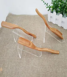 100pcs Novo Natural Handmade Bamboo Tea Spoon Coffee Scoop Teaspoon Tea Shovel Acessórios Presente para Friends2313855