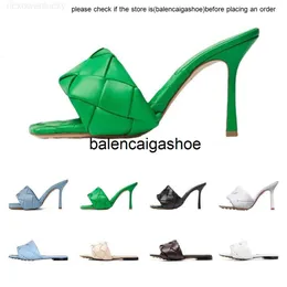 Bottegaa Shoes 2023 Lido Sandals Slippers Designer Diester Dress Woven Mules flat nappa square sule ladies wedding 7cm hige heals thin pumps sandal slides sho