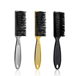 Accessori da barbiere Fade a spazzole a pennello pettine per pulizia spazzola per pulizia del barbiere pelle sfugge a forma di olio vintage a forma di pulizia della pulizia