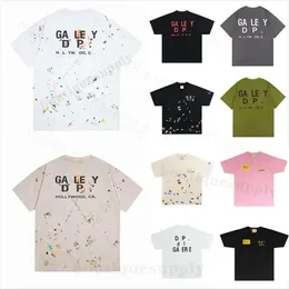 GalleryDeptメンズTシャツデザイナーTシャツの新しいギャラリーデプトシャツの新しいギャラリーデプシャツエンボス加工されたスタンプTシャツのクルーネックは、カジュアルな半袖で用途が広い1 381