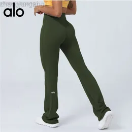 Desginer als Yoga Pant Leggings New Dance Wide Leg Alon Hip Lift Hohe Taille Casufflare Sporthosen