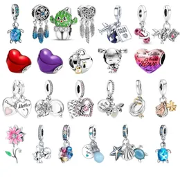 925 Стерлинговое серебро подгонки Pandoras Charms Bracelet Beads Charm Romantic Balloon