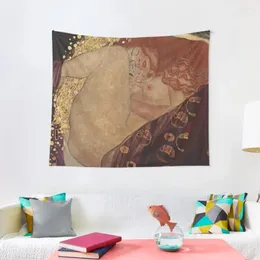 タペストリーズダナ？ Gustav Klimt -Art Nouveau象徴性Tapestry Aesthetic Home Decor Room Design on the Wall