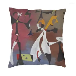 Pillow Joan Miro Personages With Star Luxury Cover Decoracion Salon Abstract Art Case
