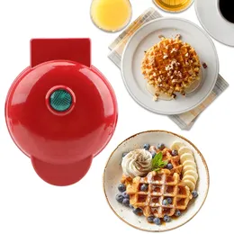 Mini Electric Waffles Maker Bubble Egg Cake Ofen Pan Eggette Maschine Waffel Pot Frühstück Y240509
