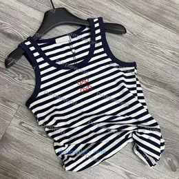 Women Tank Tops Stripe Yoga Letter Knit Vest Sleeveless Breatble Suit Sportwear Fitness Sport Summer Woman Trendy Clothing