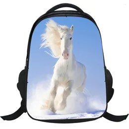 Backpack Horse Animal Picture Daypack Lovely Schoolbag Cool Rucksack School Bag Po Day Pack