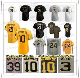 PGH 2023 City Connect Baseball Jersey Брайан Рейнольдс Кебриан Хейс Эндрю 22 Маккатчен Карлос Сантана Коннор Джо Джи Хван Бэ Джек Сувински Пираты 30 Пол Скенес