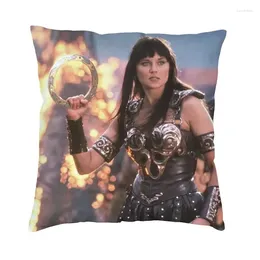 Kudde Xena Warrior Princess Case 40x40cm för vardagsrums -TV -film Protagonist Nordic Cover Square Pillow Case