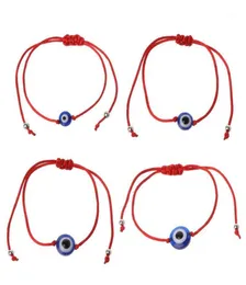 Charm Armband 8101214mm Lucky Blue Bead Armband Red String Thread Rope Amulet Jewelry 2022 Gifts13787552