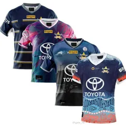 2022 neue Männer039s T -Shirts 2x7y 2023 Cowboys Indigenous Herren Frauen in Liga Trikot Home Away ANZAC Rugby Big Size 4xl 5xl9741023