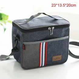 Borse di stoccaggio JX-LCLIL Porta utilizzabile Terma Cooler Colora per pranzo Bento Picnic Tote Bag custodre