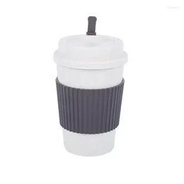 Tazze di tazza di paglia di grano tazza di caffè minimalista comodo per contenere il tè portatile di acqua portatile moderno di alta qualità