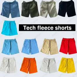 تقنية Fleeces Shorts Mens Womens مصممي الرسائل القصير طباعة شريط حزام هوديز عرضية المسارات ملابس الملابس الصيفية الشاطئ TechFleece