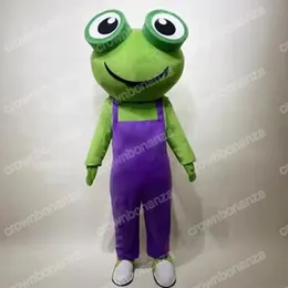2024 Halloween Cartoon Frog Mascot Fantas