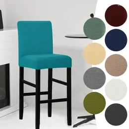 Krzesło obejmują stały kolor Jacquard tkanin krótka tylna pokrywa zdejmowalna do mycia siedziska sceniczna el bar