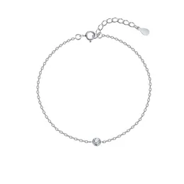 S925 Silver Tiffanyjewelry Heart Pendant Micah 925 Armband Mosang Diamant Armband Mosang Steinblasenarmband Frauen Live -Übertragung
