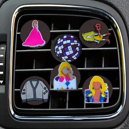 Decorações de interiores New Life Cartoon Car Car Vent clipes Freschener Outlet por condicionador Condicionamento para o escritório Drop Drop Ot5Cl