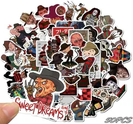 50шт ужасные фильмы Freddy Krueger Sticker