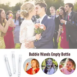 Parti Favor 48pcs Bubble Maker Su Şişesi Oyuncak Love Love Heart Tube Düğün Prop Hediyesi Boş