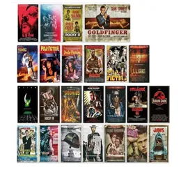 2023 Funny Classic Movie Metal Painting Signs Poster Tin Sign Plaque Vintage Wall Decor for Bar Pub Club Man Cave Film Signs Beer 5141106