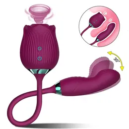 Rosensaug Vibrator Frauen Vaginalmuster Klitorstimulator G-Punkt Falsch Penis Vibration Frauen Massage Erwachsener Sexspielzeug 240430