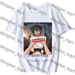 夏のアニメシャツティーズレディースシャツTシャツデザイナーTシャツトップスマンSカジュアルシャツluxurys衣料品スリムフィットショートパンツスリーブジョジョ6d5e