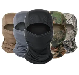 Bandanas Full Face Mask Hat Wargame الجيش العسكري التكتيكي Balaclava دراجة الدراجات في الصيد درع المشي لمسافات طويلة الأوشحة Camo 3140010