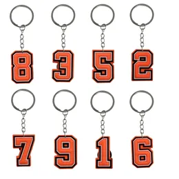 Andere Modezubehör Orange Nummer 11 Schlüsselbundschlüsselketten -Tags Goodie Bag Stuffer Weihnachtsgeschenke und Urlaubszauber für Männer Geburts Otizr