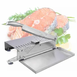 Manual Stainless Steel Food Cutter Slicing Machine Home Kitchen Frozen Meat Slicer Meat Delivery Nonslip Handle