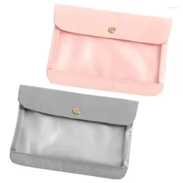 Storage Bags Mask Bag Universal Dustproof Pouch Travel Carrying Portable Makeup Organizer Handbag For Storing Cards
