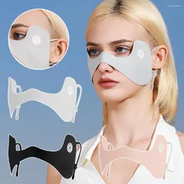 Bandanas Suncreen Mask Anti-UV Eye Ochrona Letnie jazda na rowerze UV ​​Maski jedwabne Wyjazd regulację twarzy x3c5