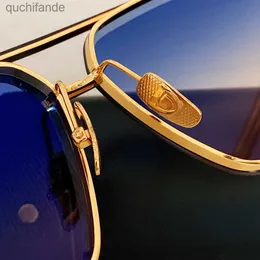 Óculos de sol AAA Dita de luxo com logotipo Dita mach seis Óculos de sol de alta qualidade de alta qualidade para homens famosos clássicos de moda clássica relógios retrô