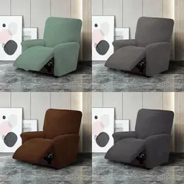 Sandalye kapakları 1 Seater Recliner Sofa Cover Anti Slip Slip Koltuk Yatan Kanepe Slipcover Oturma Odası için Rahatlayın Tembel Boy