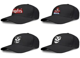 Danzig Designs Misfits Fiend Skull Black Mens and Women Baseball Cap Designer Designer Golf Cool Fitted Customユニークな帽子g6858304