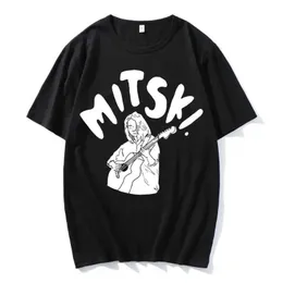 T-shirt femminile Sunmmer New Wowen Thirt Mitski Be The Cowboy Poster Music Album Singer Tops per Ladies Creative Vintage Unisex T Y240509