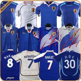 Nakata Japan Retro Soccer Jerseys Vintage 1994 1998 99 2000 2006 Soma Akita Okano Kawaguchi 2002 Klasyczna koszula piłkarska Kazu Hattori Long Short Sleeve